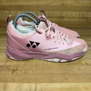 Yonex Women's Tennis Shoes Power Cushion FUSIONREV 4 SHTF4LGC486 Pink Size 8